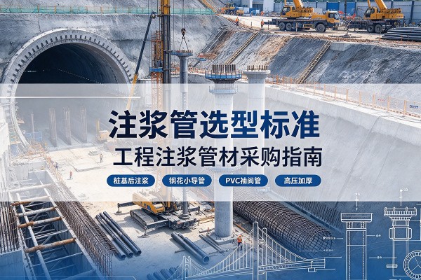 上海注浆管选型标准