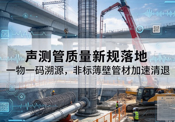 上海声测管质量新规落地，一物一码溯源，非标薄壁管材加速清退